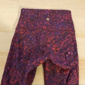 Floral Lululemon Leggings